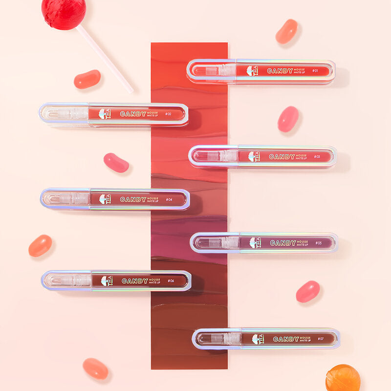 THA Candy Mousse Matte Lip 2.5g #06 Ruby Cocoa