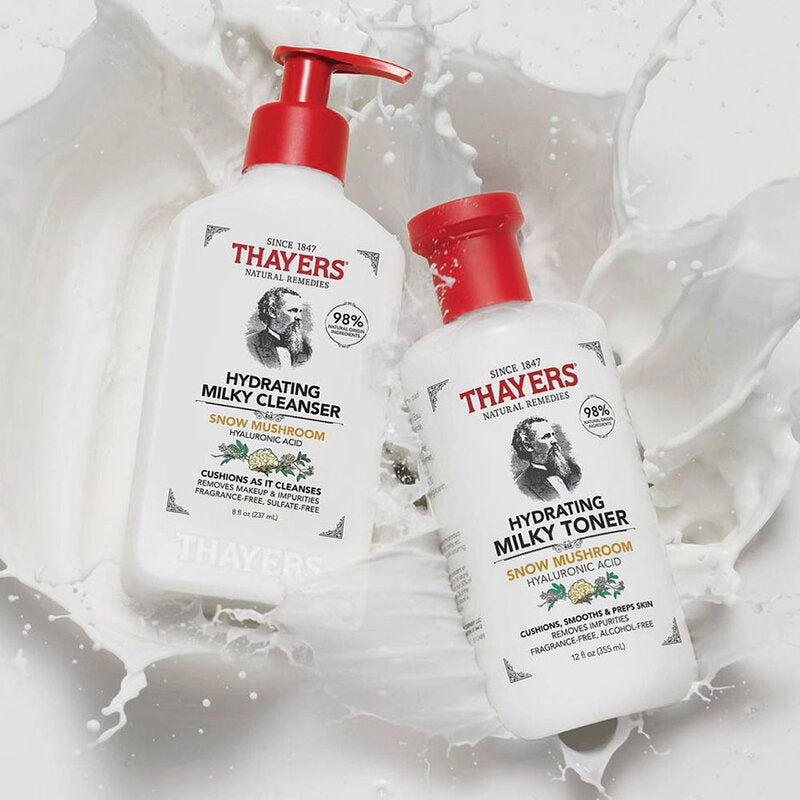 Thayers Hydrating Milky Cleanser Snow Mushroom Hyaluronic Acid 237ml