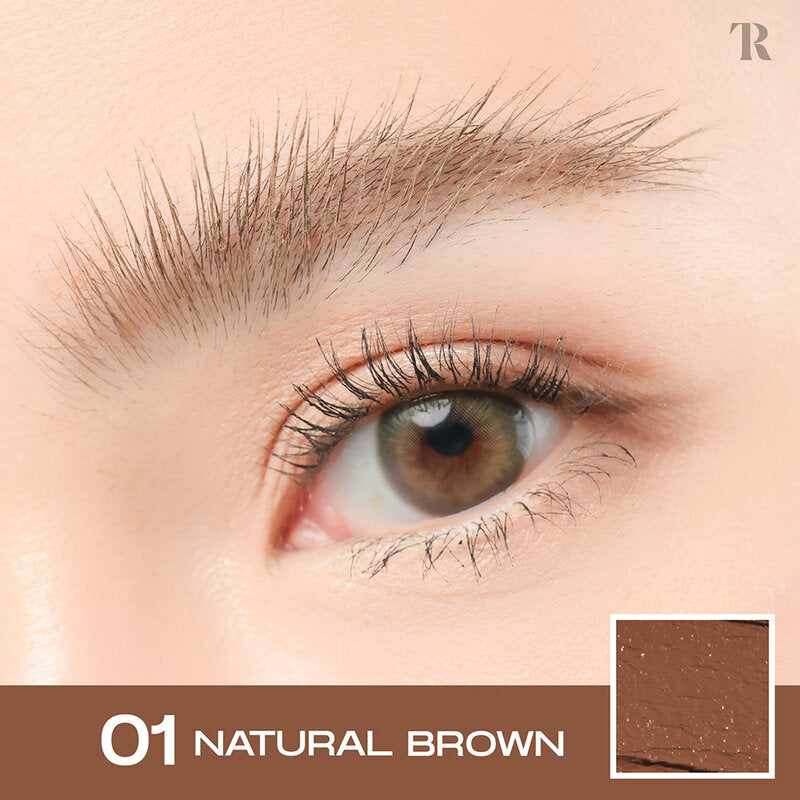 TIARA BEAUTY FixMe Brow Mascara 2g #01 Natural Brown