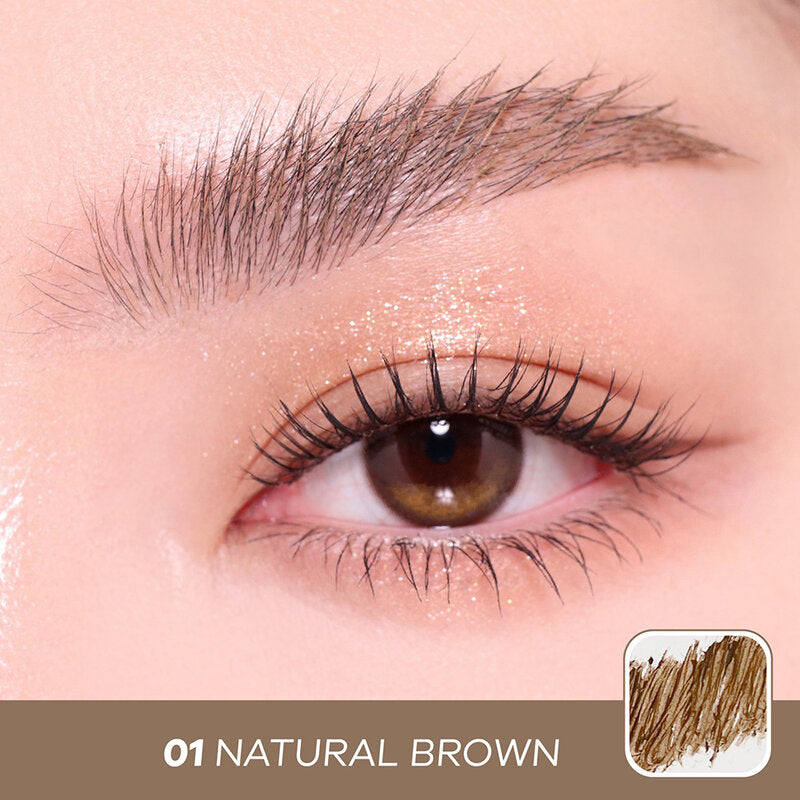 TIARA BEAUTY FixMe Brow Mascara 5g #01 Natural Brown