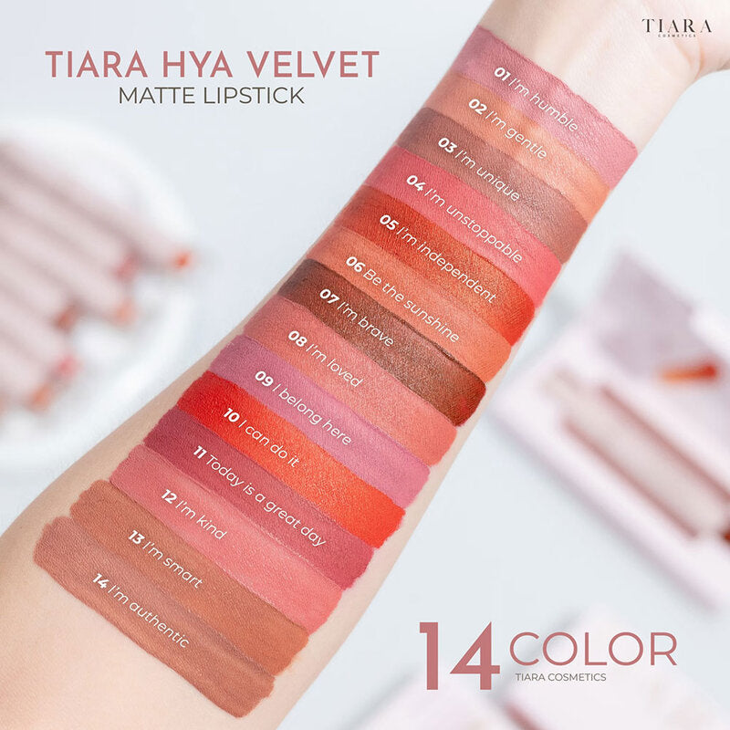 TIARA BEAUTY Hya Velvet Matte Lipstick 3g #11