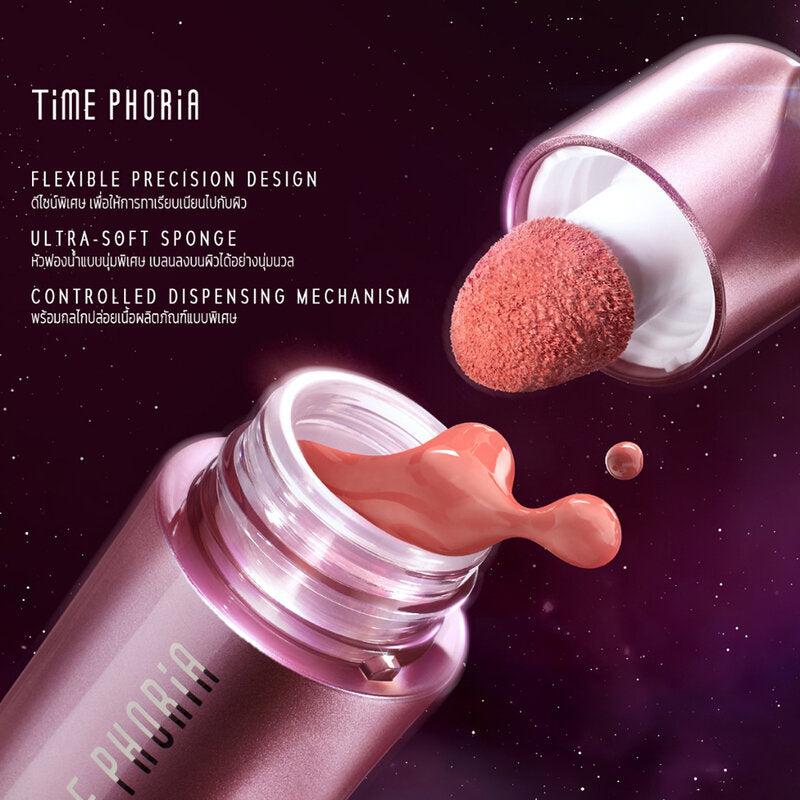 Time Phoria Pandora Cheek Liquid Blush 5g #05 Fiery Flame