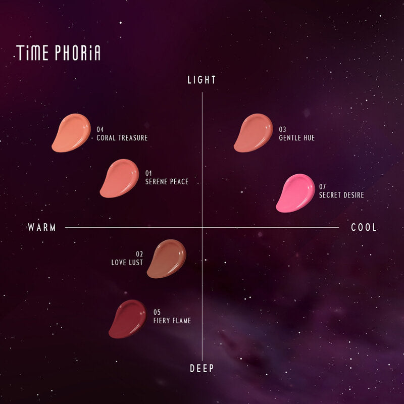 Time Phoria Pandora Cheek Liquid Blush 5g #05 Fiery Flame