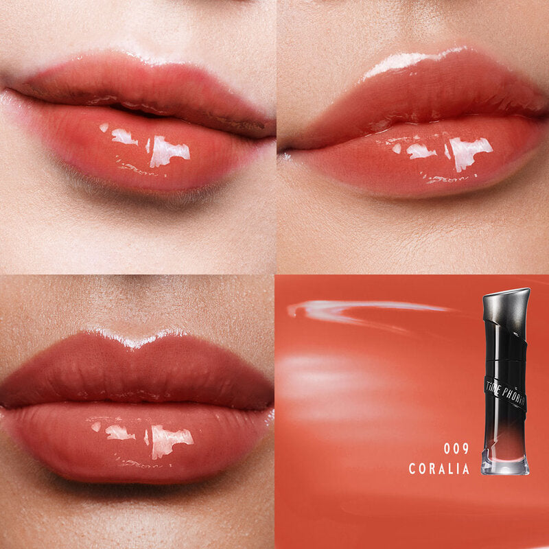 Time Phoria Lunara Frost 3D Lip Gloss 4ml #009 Coralia