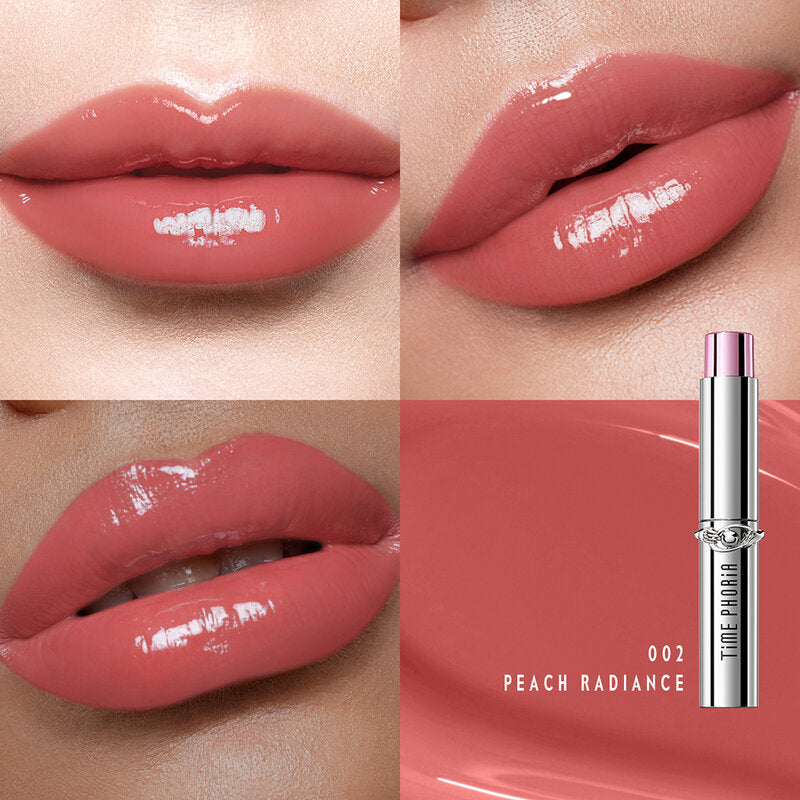 Time Phoria Spectra Ultra Stay-Shine Transfer Proof Lip Vinyl 5ml #002 Peach Radiance