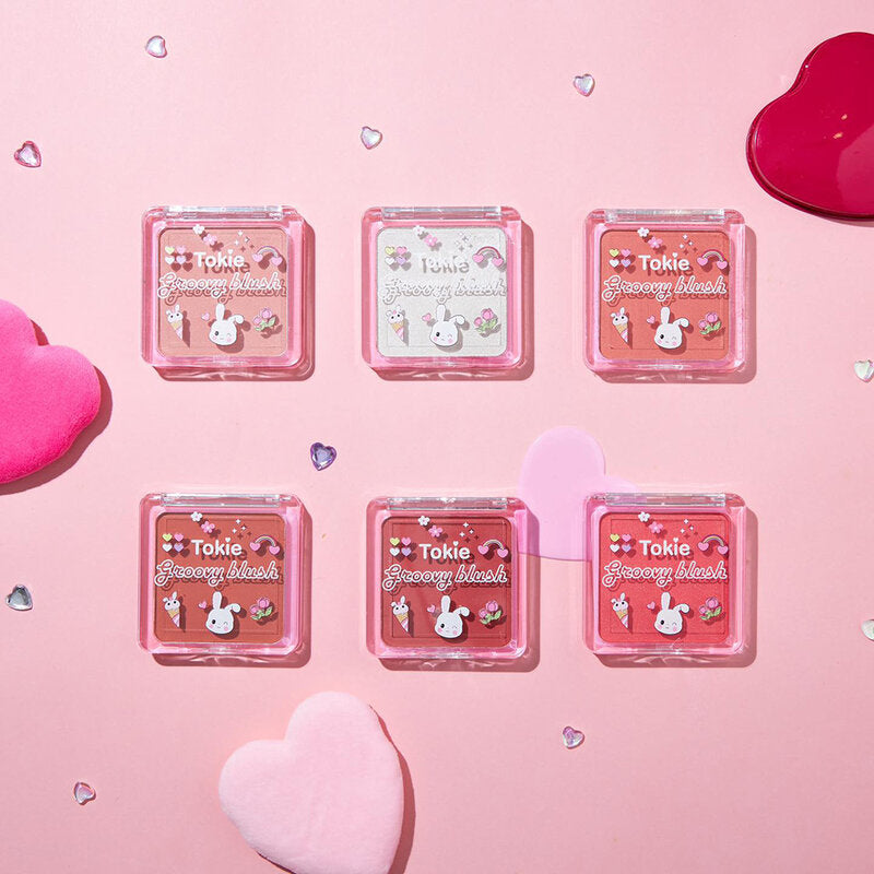TOKIE Groovy Blush Powder Blush 6g #English Rose