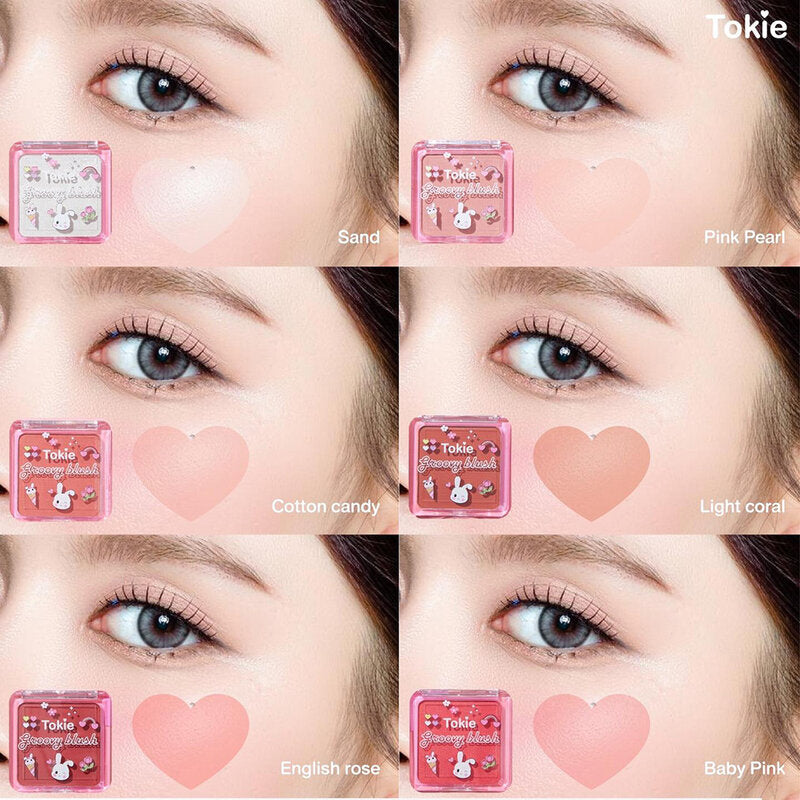 TOKIE Groovy Blush Powder Blush 6g #English Rose