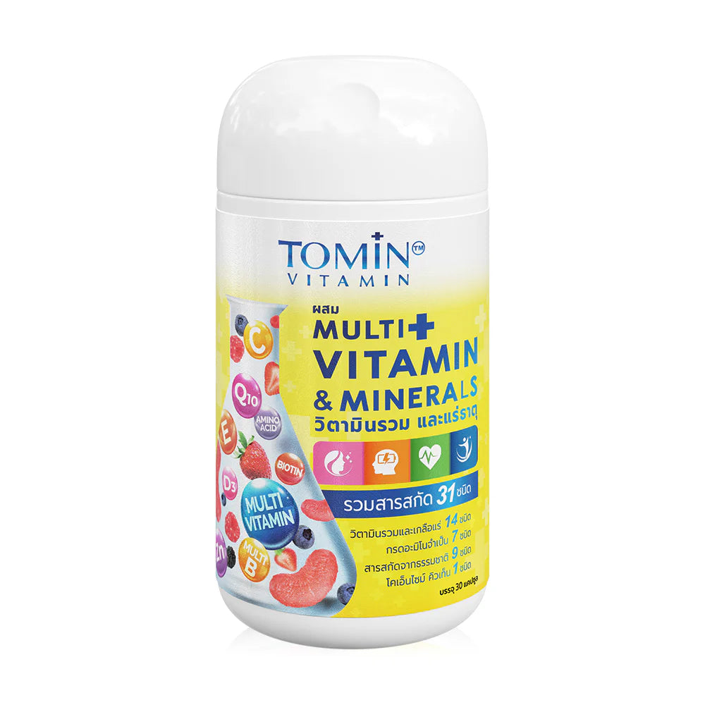 Tomin Multi Vitamins & Minerals 30 Capsules