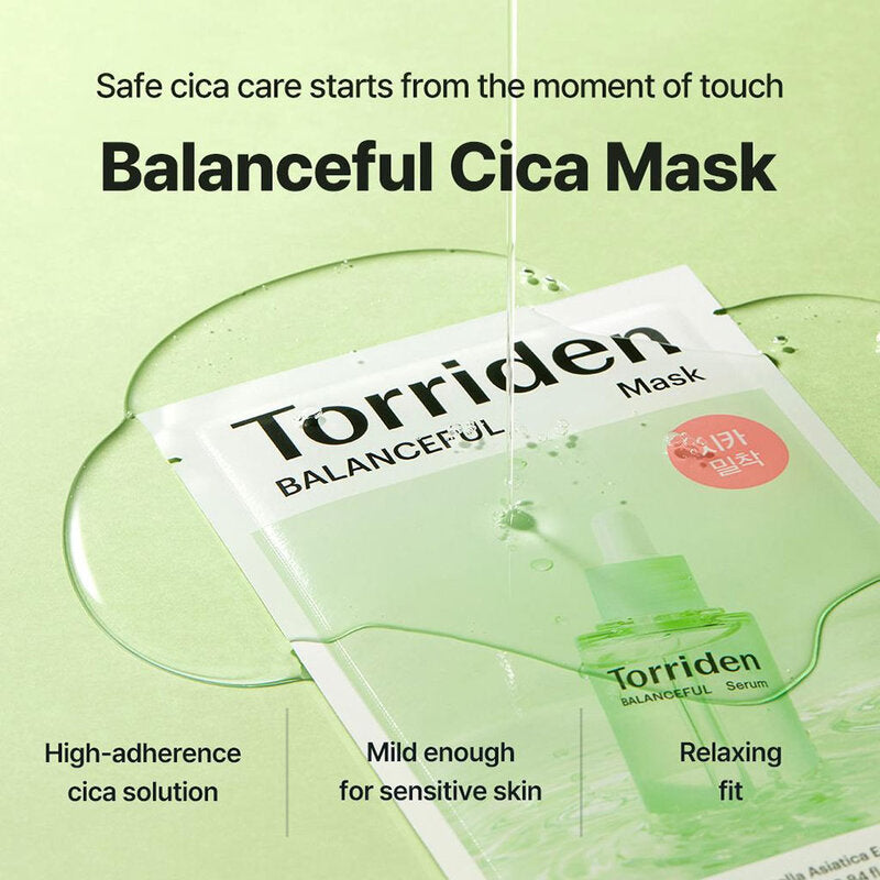 Torriden Balanceful Cica Mask Sheet 25ml x 10 Sheets #5DCica