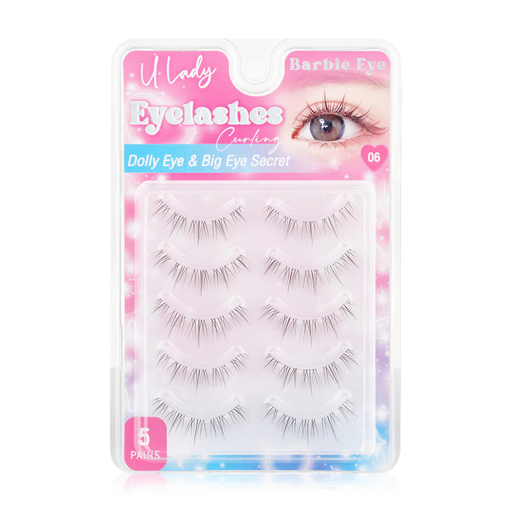 U Lady Eyelash Barbie 5 Pairs #No.06