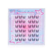 U Lady Miracle Lashes 36pcs #01 False Eyelashes, Cluster Type, Self-Adhesive