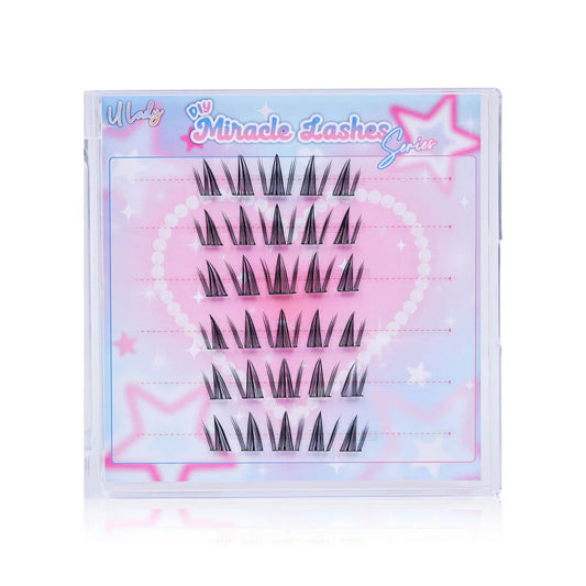 U Lady Miracle Lashes 36pcs Cluster Type Self-Adhesive #06