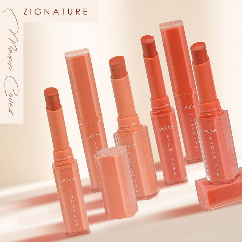 U-Star Matte Lipstick - Zignature Maxx Cover #02 Chilli Girl - Beauty Buddy