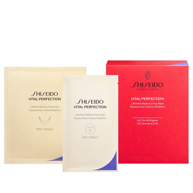 Shiseido Vital Perfection Ld Radiance Face Mask 6pcs