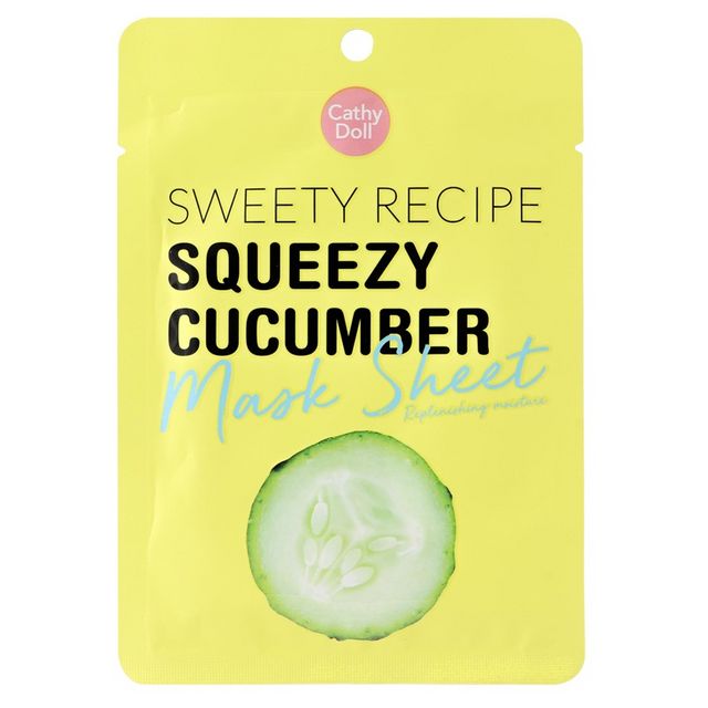 Cathy Doll Sweety Recipe Mask Sheet Squeezy Cucumber