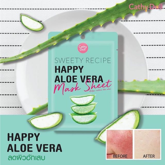 Cathy Doll Sweety Recipe Mask Sheet Happy Aloevera
