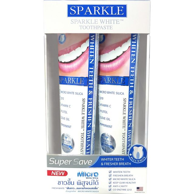 SPARKLE White Toothpaste Pack 2pcs