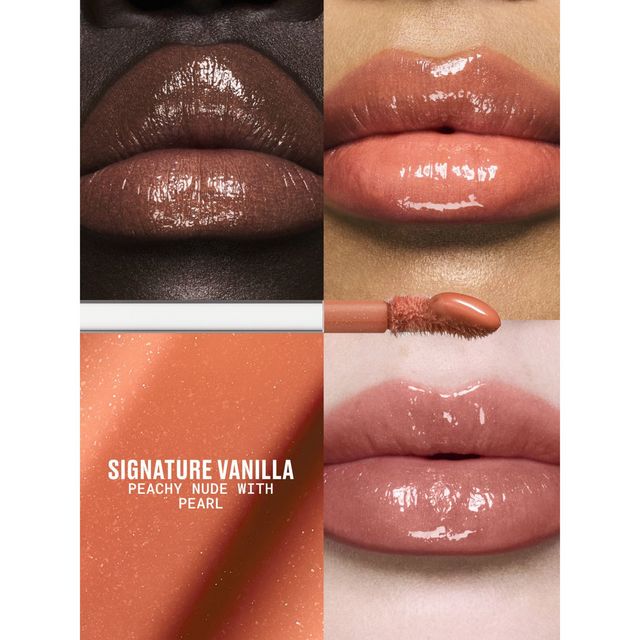 MAC Lipglass Cushion High-pigment Lip-signature Vanilla/.17Floz 5ml #Signature Vanilla