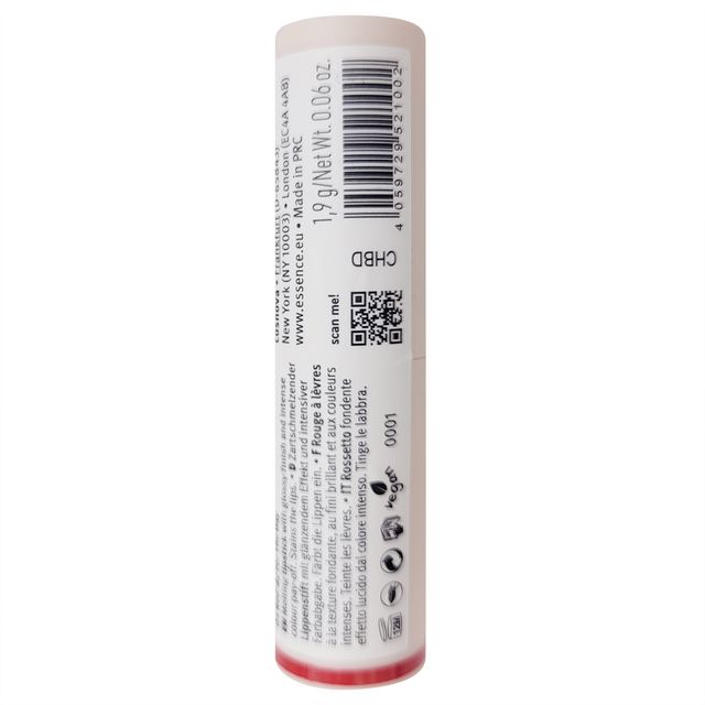 essence Glaze High Shine Lipstick #04 Red-dy For The Day