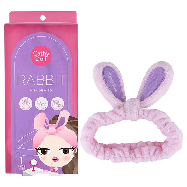 Cathy Doll Rabbit Headband Pink