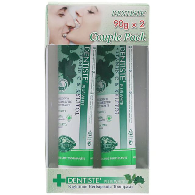 DENTISTE Plus White Vitamin C & Xylitol (X2) 180g