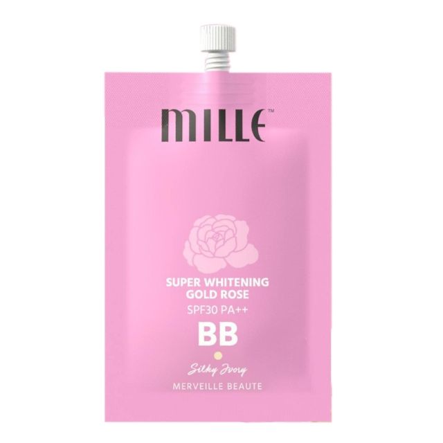 Mille Super Whitening Gold Rose BB Cream SPF30 PA++ #Silky Ivory