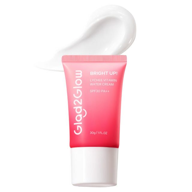 Glad2Glow Bright Up Lychee Vitamin Water Cream SPF30 PA++ 30g