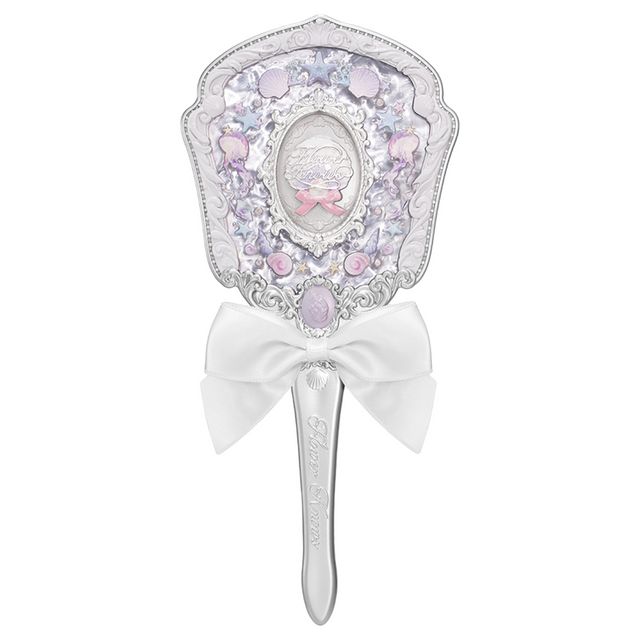 Flower Knows Shell's Jewel Collection Hand Held Mirror Pearly White