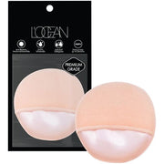 L'OCEAN Loose Powder Cotton Puff #L Hand Insert D8 Luk #Nude