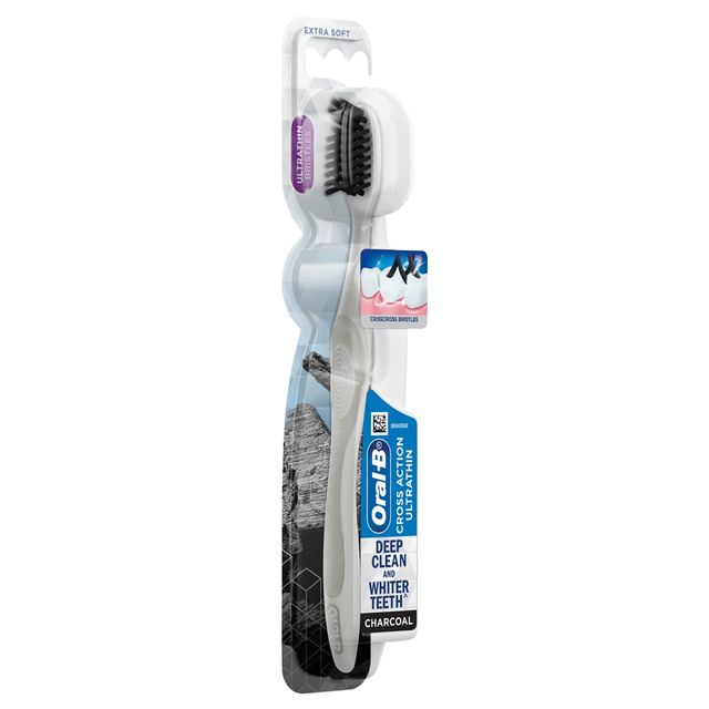 ORAL-B Cross Action Ultrathin Charcoal Pack 1pc