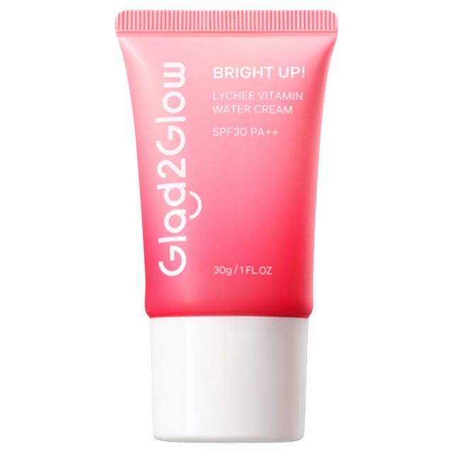 Glad2Glow Bright Up Lychee Vitamin Water Cream SPF30 PA++ 30g