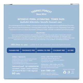 Yerpall Intensive PDRN + Hydrating Toner Pads (60 Pads.)
