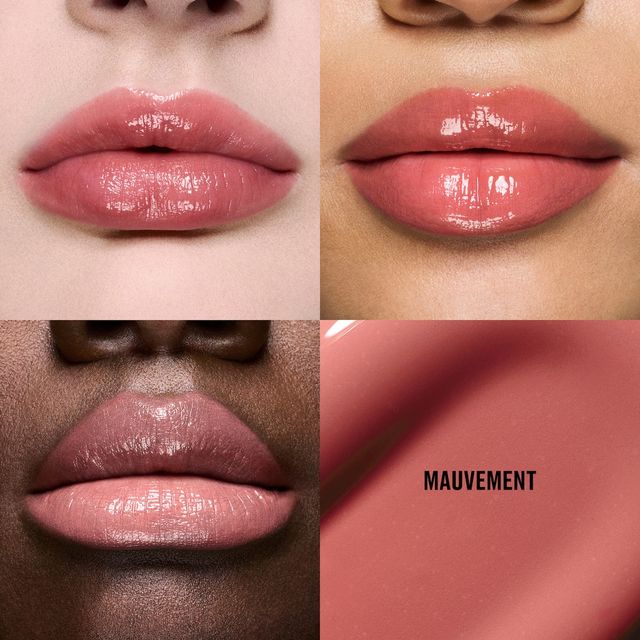 MAC Lipglass Cushion High-pigment Lip-Mauvement/.17Floz 5ml #Mauvement