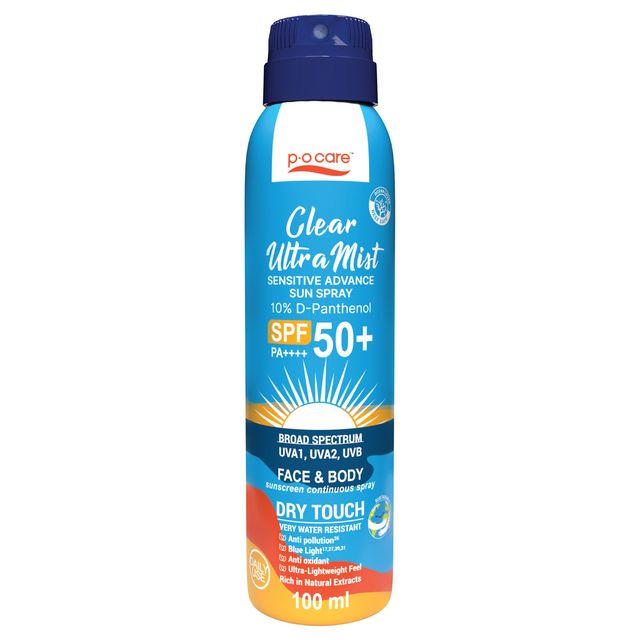 P.O.CARE Ultra Mist Sensitive Advance Sun Spary SPF50+ PA++++ 100ml