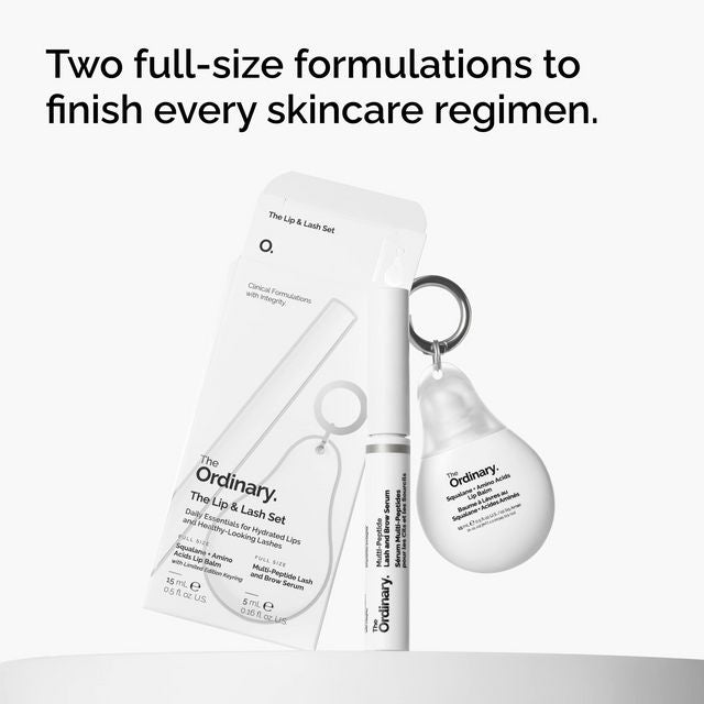 The Ordinary Lip & Lash Set #FY26 3 Pcs