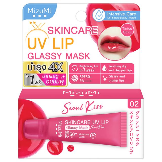 MizuMi Skincare UV Lip Glassy Mask Seoul Kiss 8ml