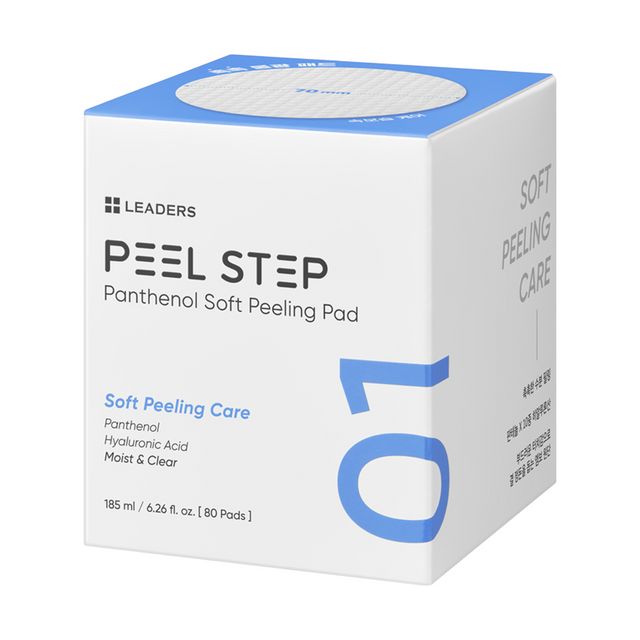 Leaders Peel Step Panthenol Soft Peeling Pad 80 Pads 185ml