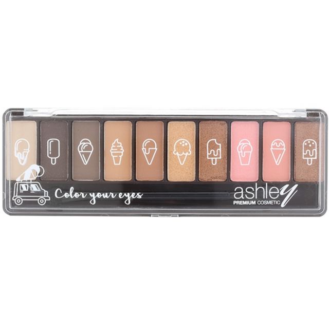 Ashley A263 Ten Eyeshadow Make Up Set #04