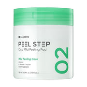Leaders Peel Step Cica Mild Peel Peeling Pad 70 Pads 180ml