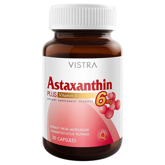 VISTRA Astaxanthin 30 Caps 30pcs 6 mg