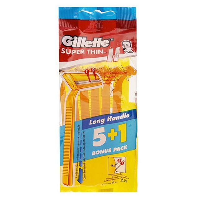 GILLETTE Super Thin 5+1