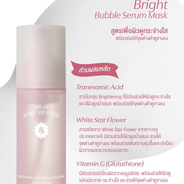 SUPERMOM Bright Bubble Serum Mask