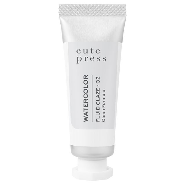 Cute Press Cp Watercolor Fluid Glaze - - Clean Formula