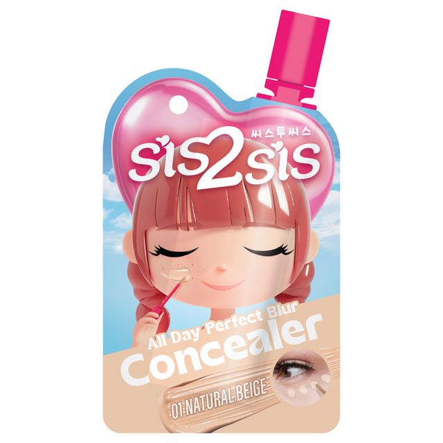 sis2sis Allday Perfect Blur Concealer #01 Beige