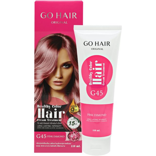 GO HAIR Color Treatment Wax 110ml #G45 Pink Diamond