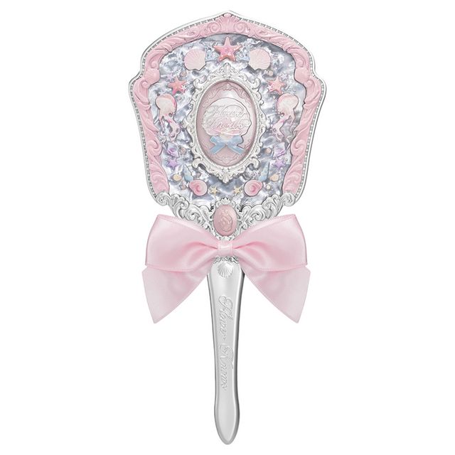 Flower Knows Shell's Jewel Collection Hand Held Mirror Pink Seashell
