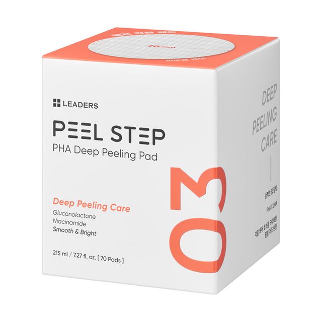Leaders Peel Step PHA Deep Peeling Pad 70 Pads 215ml