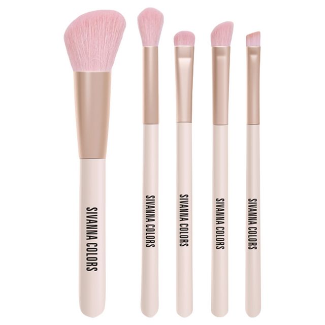 SIVANNA Colors Beauty Tools Professional Set 5pcs Pink