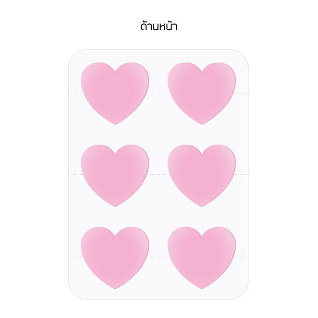 DERMEDY AC Clear Mini Heart Patch 6 Dots 1.98g