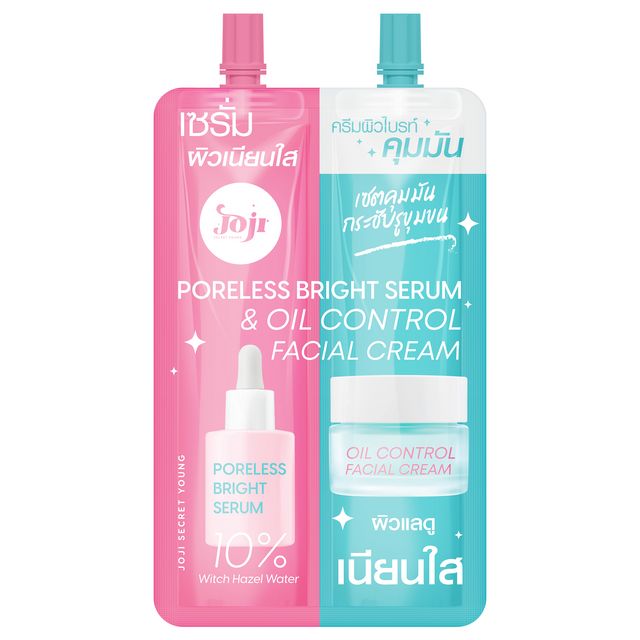 JOJI Secret Young Poreless Bright Serum & Oil Control Facial Cream 16g